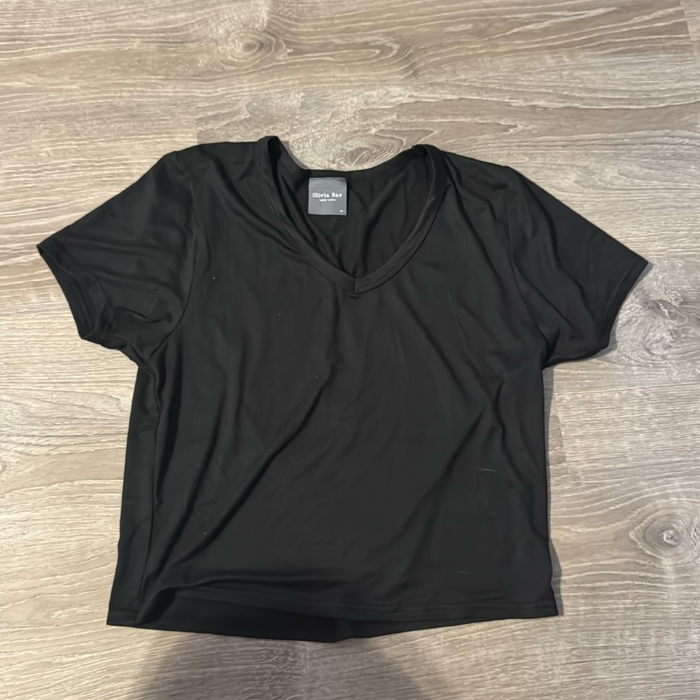 Olivia Rae black crop top